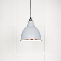 White Gloss Brindley Pendant