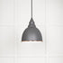 White Gloss Brindley Pendant