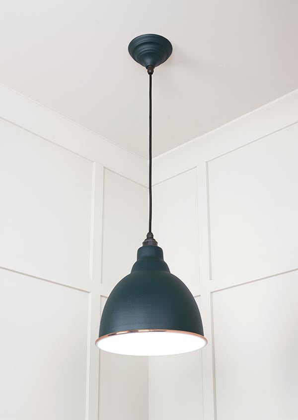 White Gloss Brindley Pendant