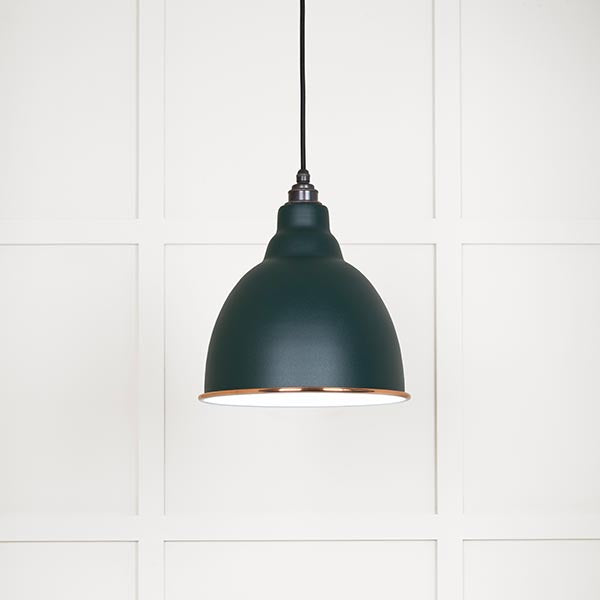 White Gloss Brindley Pendant