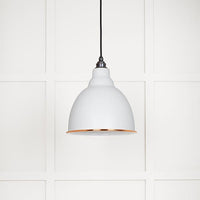 White Gloss Brindley Pendant