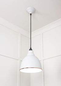 White Gloss Brindley Pendant