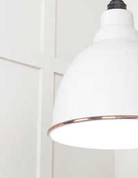 White Gloss Brindley Pendant