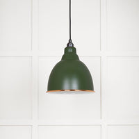 White Gloss Brindley Pendant