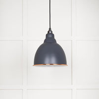 White Gloss Brindley Pendant