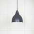 White Gloss Brindley Pendant