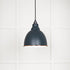 White Gloss Brindley Pendant