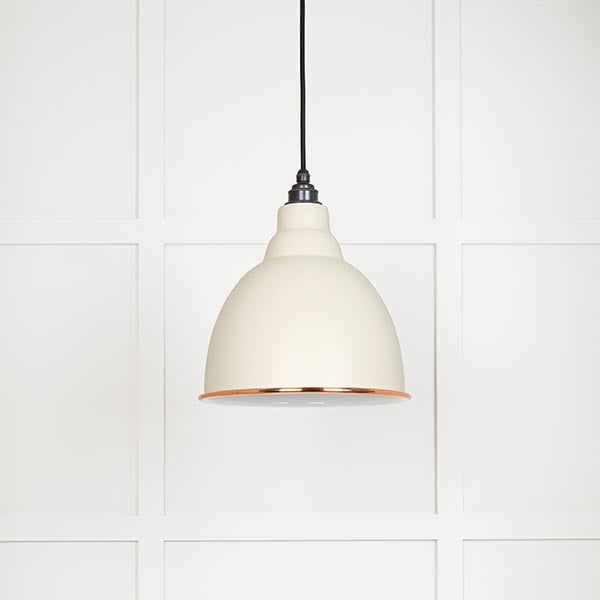 White Gloss Brindley Pendant