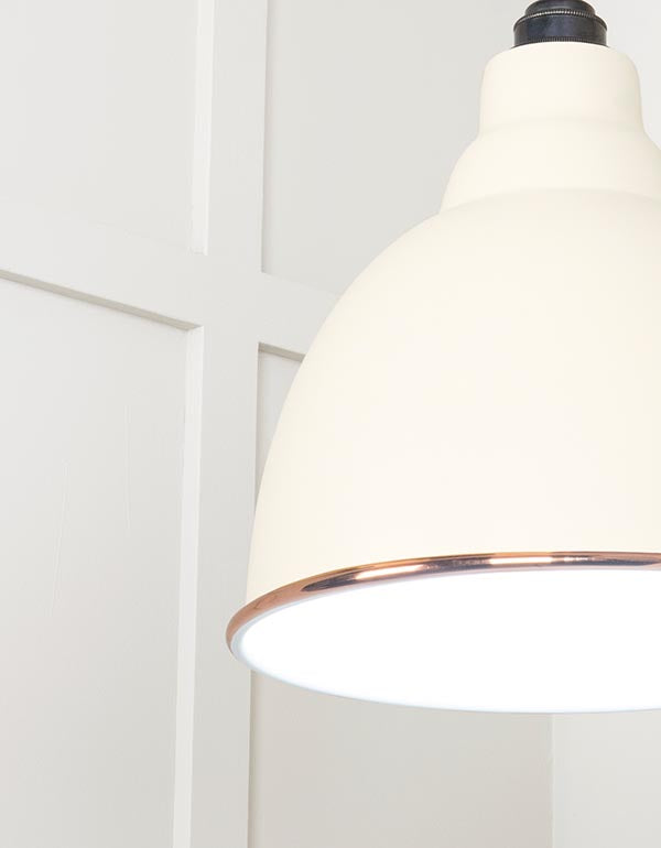 White Gloss Brindley Pendant