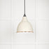 White Gloss Brindley Pendant