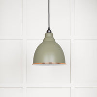 White Gloss Brindley Pendant