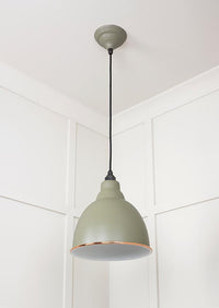 White Gloss Brindley Pendant