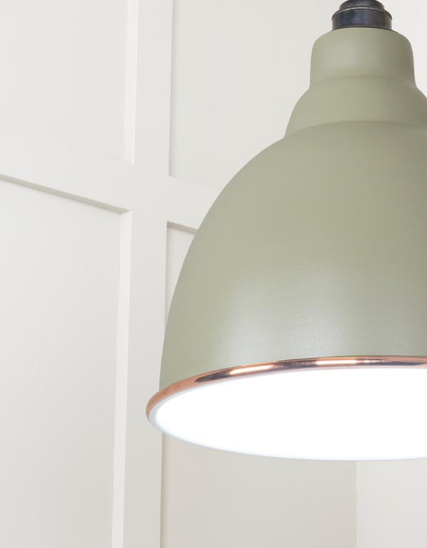 White Gloss Brindley Pendant