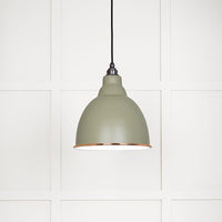 White Gloss Brindley Pendant