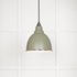 White Gloss Brindley Pendant