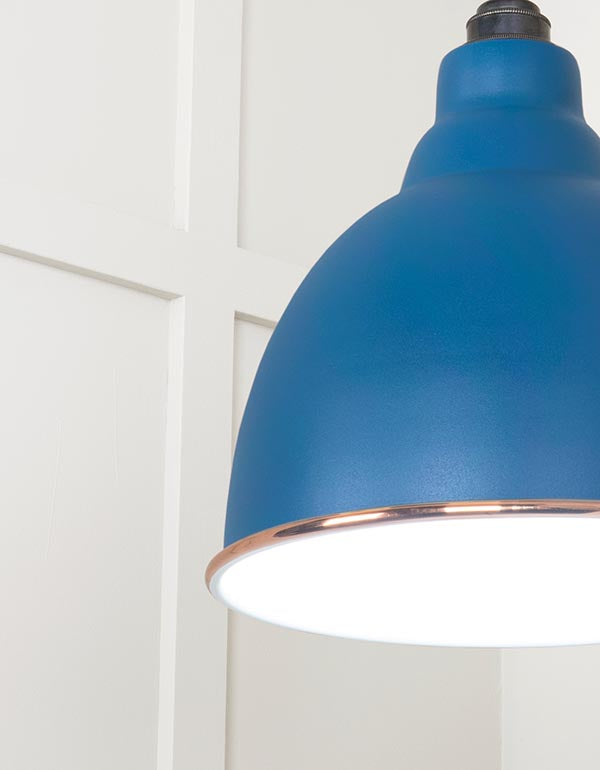 White Gloss Brindley Pendant