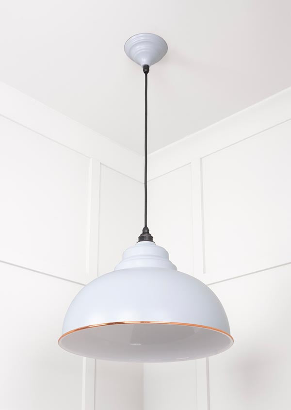 White Gloss Harborne Pendant