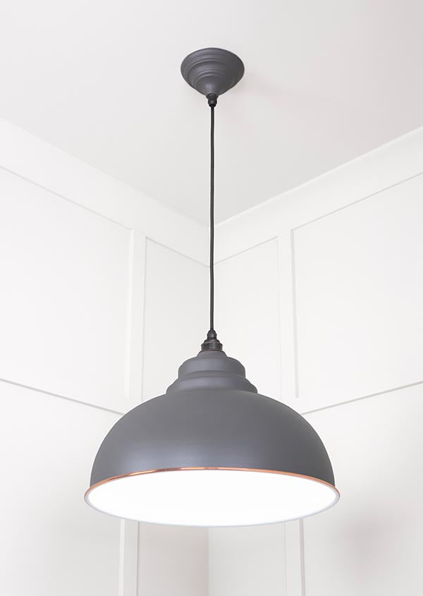 White Gloss Harborne Pendant