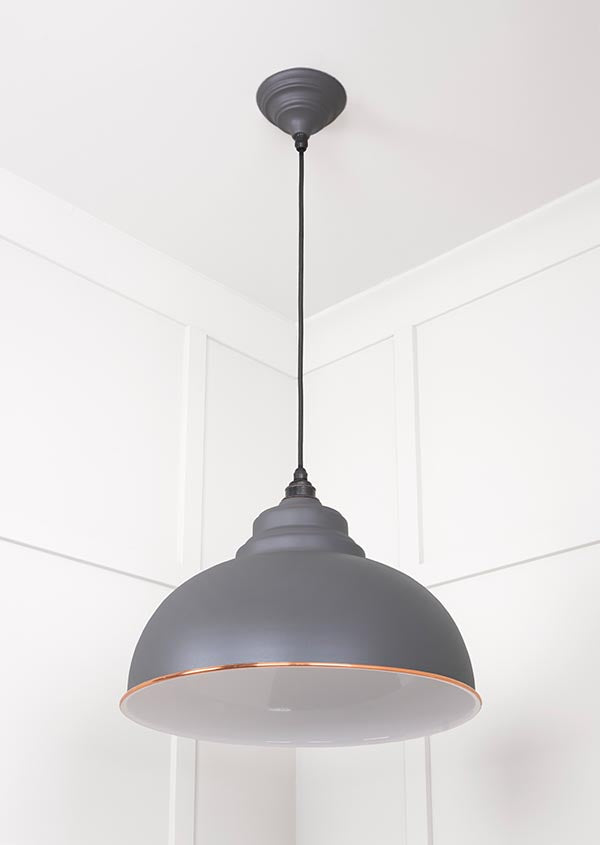 White Gloss Harborne Pendant