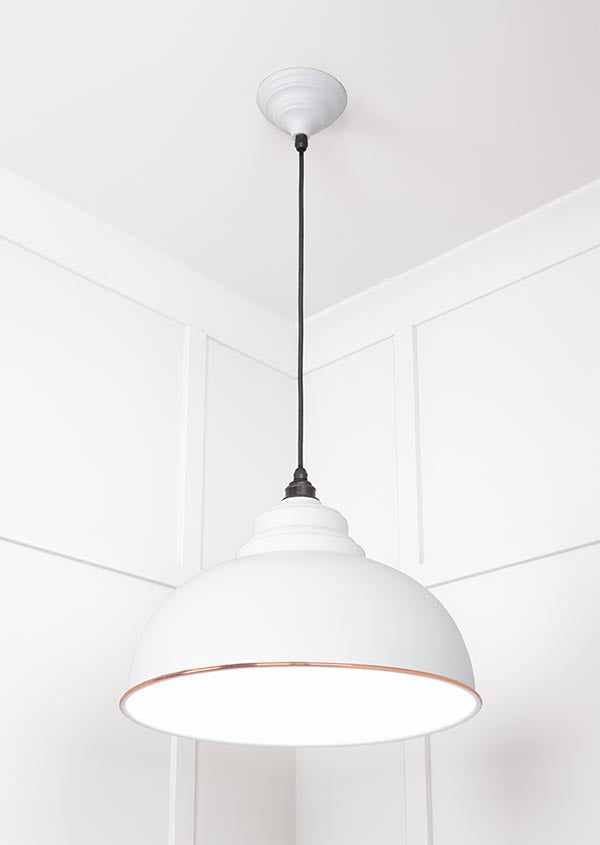 White Gloss Harborne Pendant