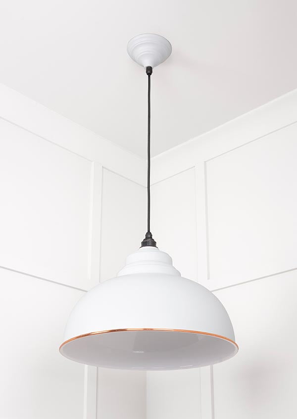 White Gloss Harborne Pendant