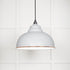 White Gloss Harborne Pendant