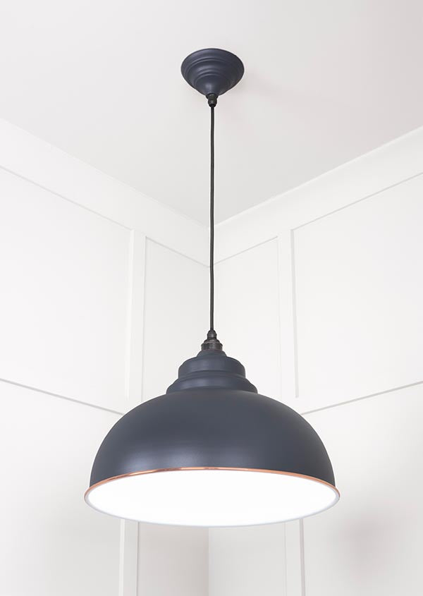 White Gloss Harborne Pendant