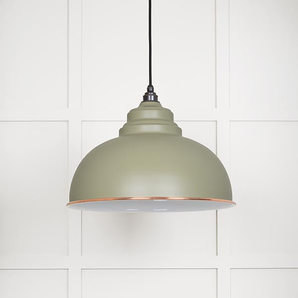 White Gloss Harborne Pendant