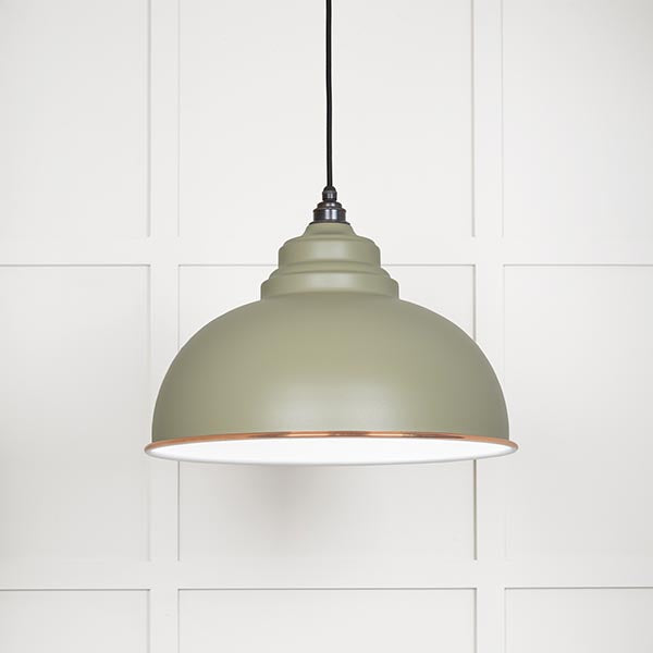 White Gloss Harborne Pendant