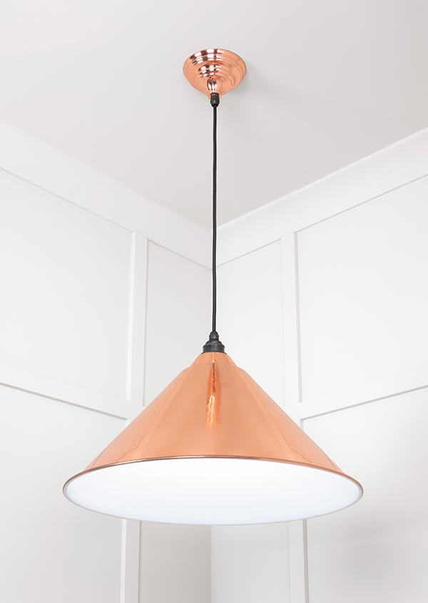 White Gloss Hockley Pendant