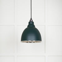 Hammered Nickel Brindley Pendant