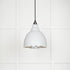 Hammered Nickel Brindley Pendant