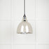 Hammered Nickel Brindley Pendant