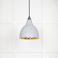 Smooth Brass Brindley Pendant