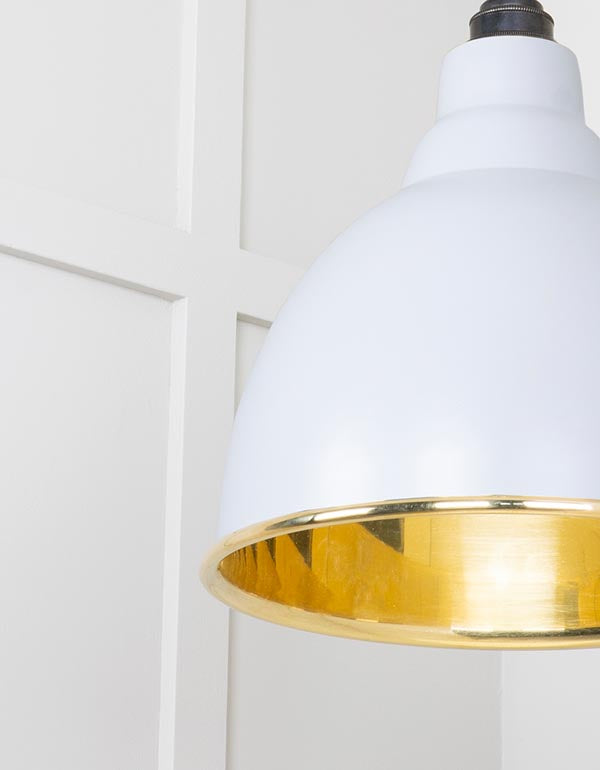 Smooth Brass Brindley Pendant