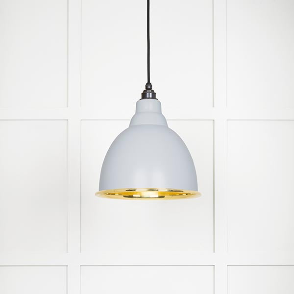 Smooth Brass Brindley Pendant