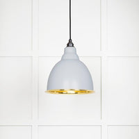 Smooth Brass Brindley Pendant