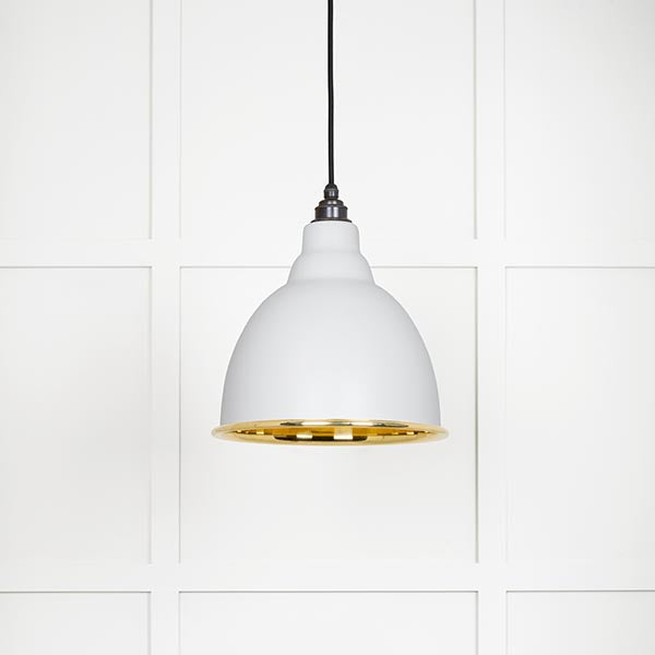 Smooth Brass Brindley Pendant