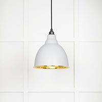 Smooth Brass Brindley Pendant