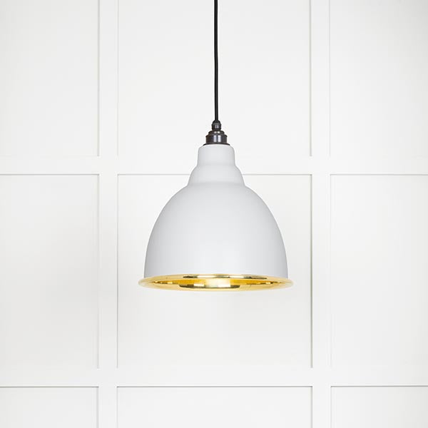 Smooth Brass Brindley Pendant