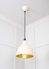 Smooth Brass Brindley Pendant