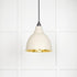 Smooth Brass Brindley Pendant