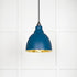 Smooth Brass Brindley Pendant