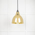 Smooth Brass Brindley Pendant