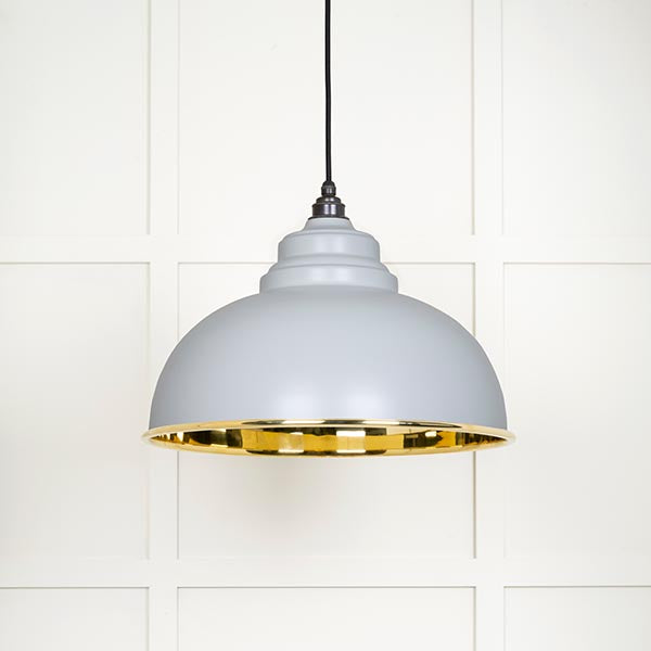 Smooth Brass Harborne Pendant