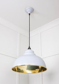 Smooth Brass Harborne Pendant