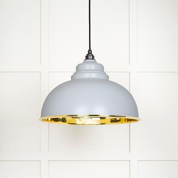 Smooth Brass Harborne Pendant