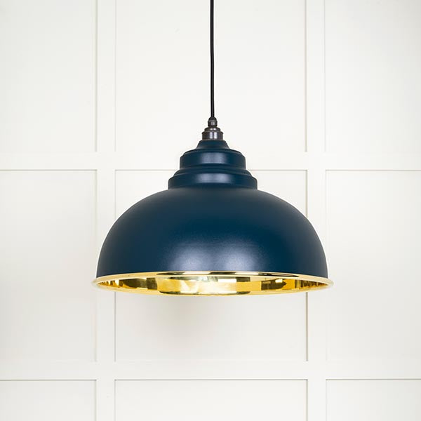 Smooth Brass Harborne Pendant