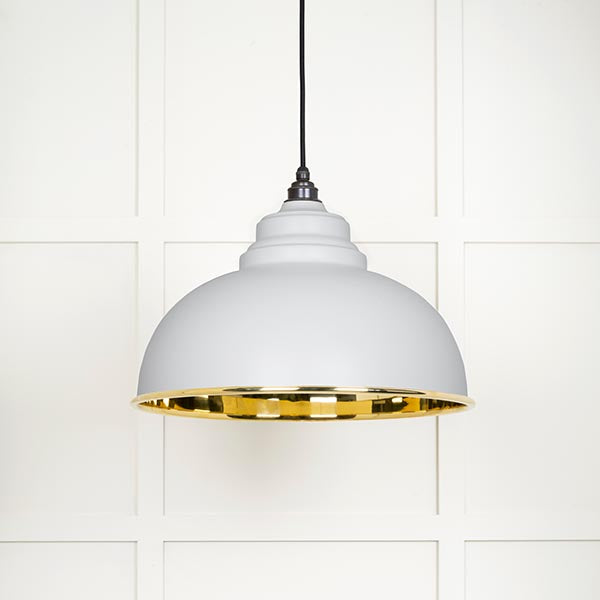 Smooth Brass Harborne Pendant