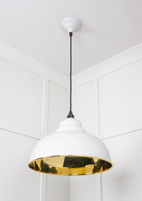 Smooth Brass Harborne Pendant